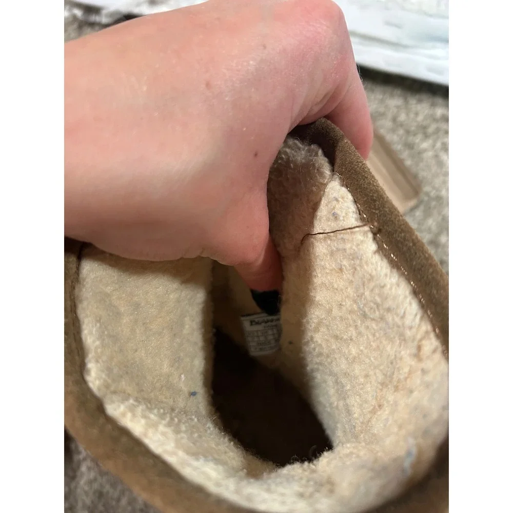 Bearpaw Suede Handmade Patch Boots 7 Boho Grunge Eclectic Y2K Festival